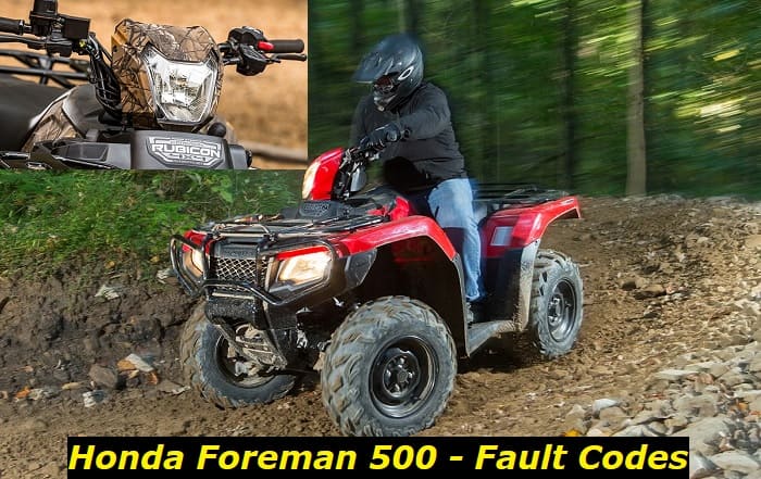 Honda Foreman 500 Fault codes (1)